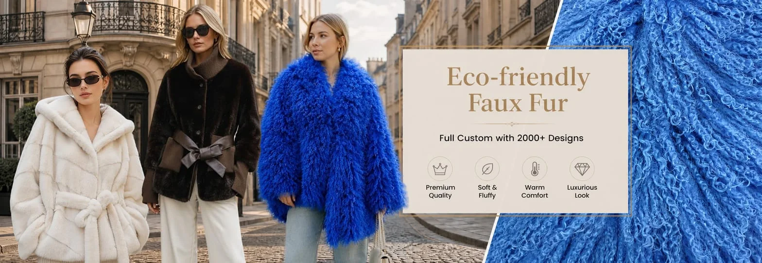 Custom Faux Fur Coats OEM