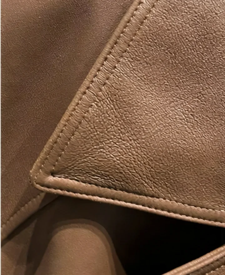 Genuine Leather material reference for custom outerwear